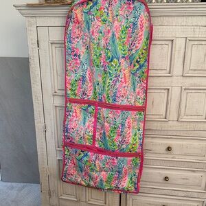 Lilly Pulitzer Pink and Blue Garment Bag